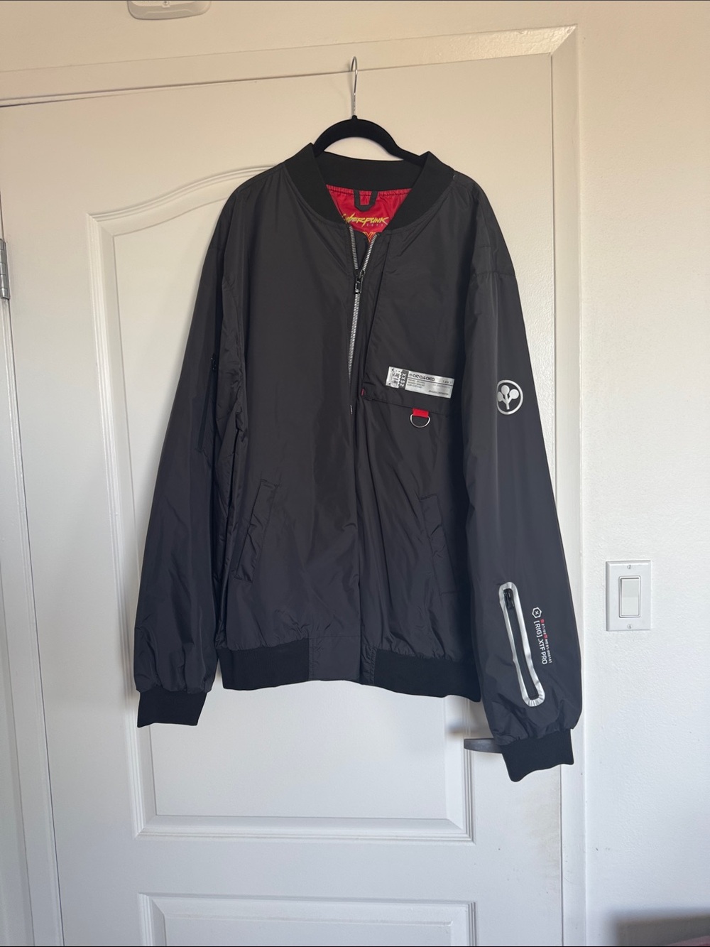 Cyberpunk 2077 Arasaka Nylon Bomber Jacket 3X